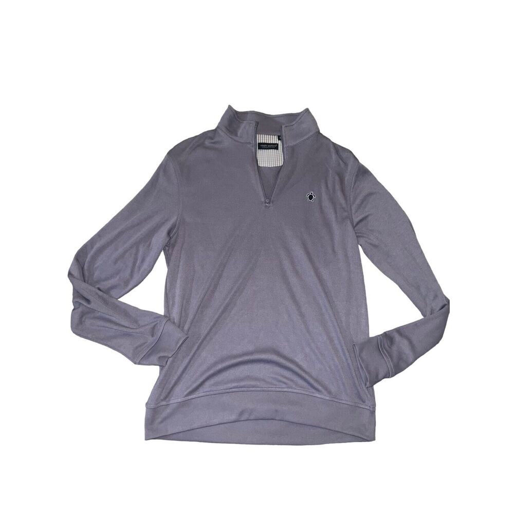 Simply Southern Pullover 1/4 Zip Plum Long Sleeve Shirt Size Small Mens (HRB)